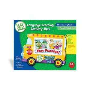  LeapFrog Language Learning Activity Bus Tray Puzzle Toys 