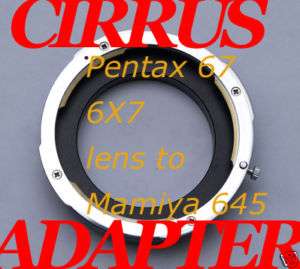 Pentax 67 6X7 LENS adapter Mamiya 645AF 645AFD 645ZDb  