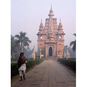  Temple, Mulagandha Vihara, Sarnath, India Photographic 