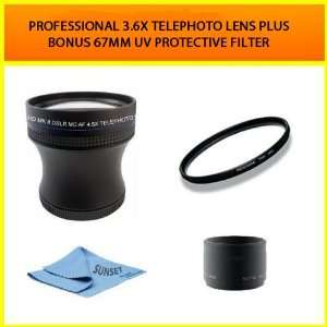  Extra Powerful 3.6X Telephoto Lens for The Canon Powershot G10 G11 