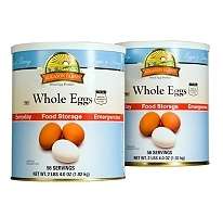Emergency Food Storage Dried Whole Eggs   112 Servings  