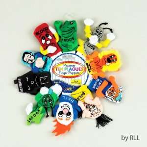  Passover 10 Plagues Finger Puppets 