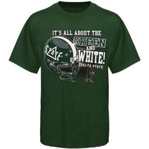  Delta State Fighting Okra Green All About Green & White T 