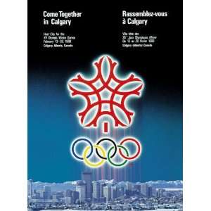  Olympics Calgary Canada 1988 Poster