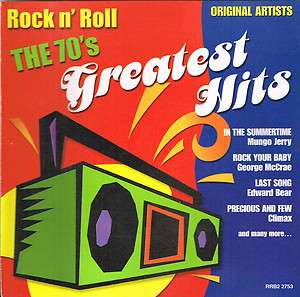 Rock N Roll The 70s Greatest Hits Original Artists CD 2000  