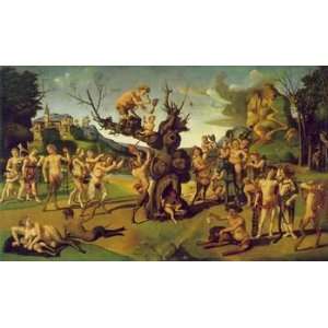  12X16 inch Piero di Cosimo The Discovery of Honey c1505 10 