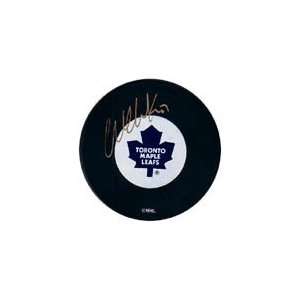 Wendel Clark Autographed Puck