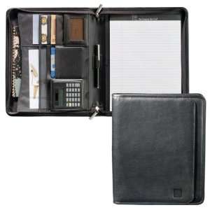  Manhattan Zippered Padfolio Black 9200 10BK