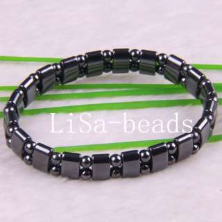 Black Hematite Loose Beads Bracelet 8L LH917  