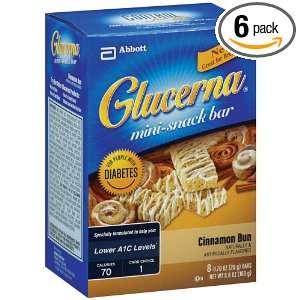  Glucerna Cinnamon Bun Mini snack Bar, .7 Ounce Bars (Pack 