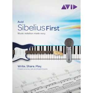  Sibelius 6 First   French Edition   CD ROM Musical 
