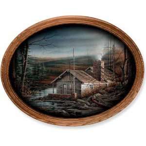  Terry Redlin   Changing Seasons   Autumn Oval Collage 