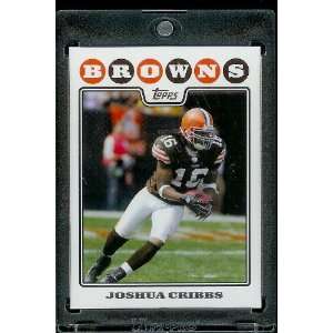 2008 Topps # 285 Josh Cribbs   Cleveland Browns   NFL Trading Cards in 