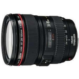  Canon EF 24 105mm f/4 L IS USM Lens with Cleaning kit, for 