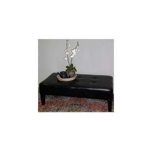  4D Concepts Coffee Table Ottoman Faux Leather   550072 