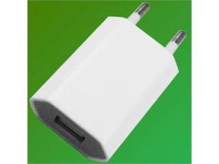 EU USB Power Adapter Charger For Iphone 4G White 9100  