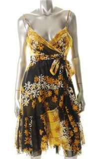 Diane Von Furstenberg NEW Black Casual Dress Silk Sale 8  
