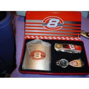  DALE EARNHARDT JR 3PC KNIFE TIN   FLAME KNIFE Everything 