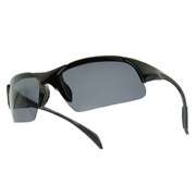 Semi rimless Polarized Sports Wrap Sunglasses 8270  