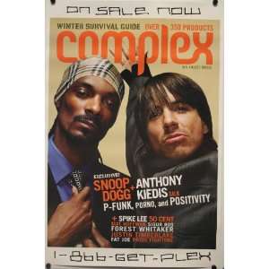   Hot Chili Peppers Anthony Kiedis Complex Promo Poster