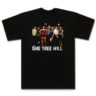 One tree hill drama tv series group black t shirt  
