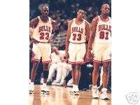 MICHAEL JORDAN & RODMAN & SCOTTIE PIPPEN Chicago Bulls  