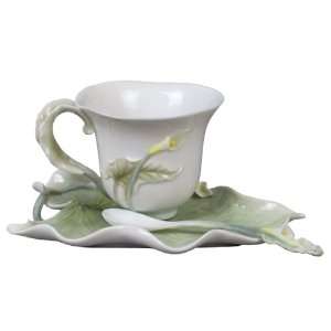 Calla Lily Porcelain Cup Set (Color)