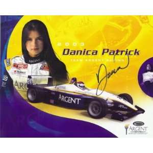 Danica Patrick Autographed Picture   Racing8x10  Sports 