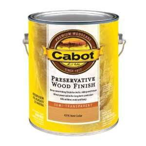   Cabot Preservative Wood Finish in New Cedar   4 Pack