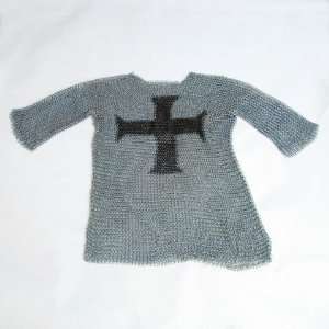   SIMPLEA HANDTOOLED HANDCRAFTED DELUXE TEMPLAR CHAIN MAIL ARMOR
