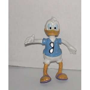  Disney Donald Duck Bendable Pvc Figure 