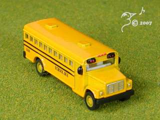 Die Cast Yellow School Bus N Scale 1160 by Kinsmart  