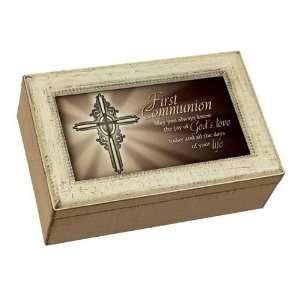   Music and Jewelry Box First Communion Plays Jesus Loves Me 17867 Home