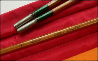 PPP Pezon et Michel split cane fly fishing rod bamboo for silk line 