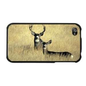  Mule Deer Buck Doe Hunting Photo Apple iPhone 4 4S Case 