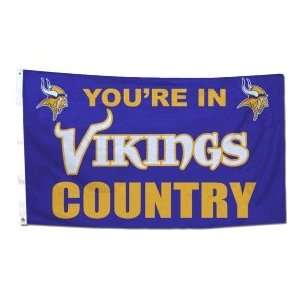  Minnesota Vikings 3x5 Country Design Flag Sports 