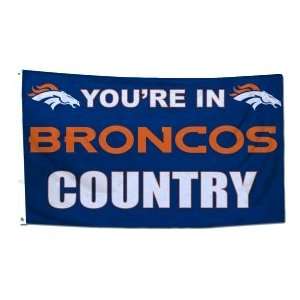  Denver Broncos 3x5 Country Design Flag Sports 