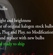 9055 9140 9145 White HID Xenon Halogen Fog Light Bulbs  