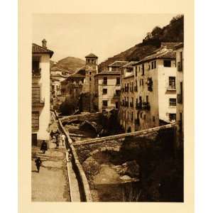  1925 Street Calle Darro River Granada Kurt Hielscher 