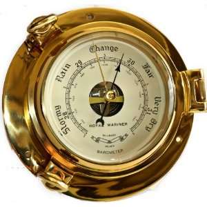   Porthole Weather Station Barometer by Royal Mariner