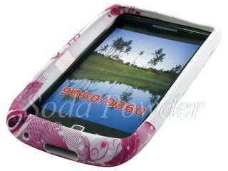   Soft Case Cover for Blackberry Torch 9850 9860 (Heart Purple)  