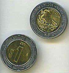 MEXICO 2011 UNCIRCULATED COIN SET, 0.10 TO 10 PESOS + 2001 5 CENTAVOS 
