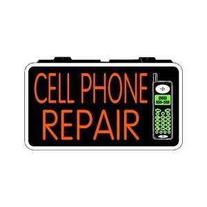  Cell Phone Repair Backlit Sign 13 x 24