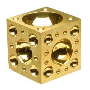 Brass Dapping Block 2 1/2  Metal Working, Shaping, Forming, Jewelry 