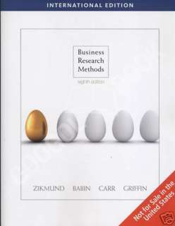 Business Research Methods 8th International Edition  