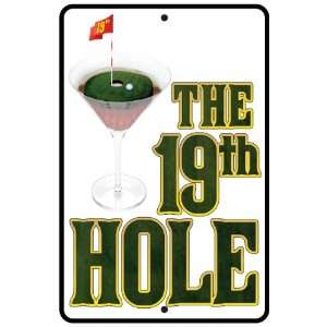  19th Hole Parking Sign Patio, Lawn & Garden