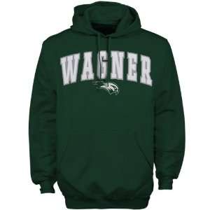  Wagner College Seahawks Green Player Pro Arch Hoody 