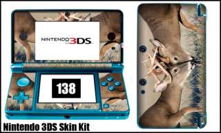Nintendo 3DS Graphic Vinyl Skin Kit Works With Case or cover #138 Deer 