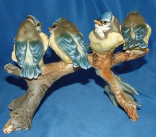 Kaiser Porcelain Figurine Four Birds Lim. Ed. #320  