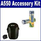 Canon Powershot A550 Digital Camera Accessory Kit By Synergy (Case 